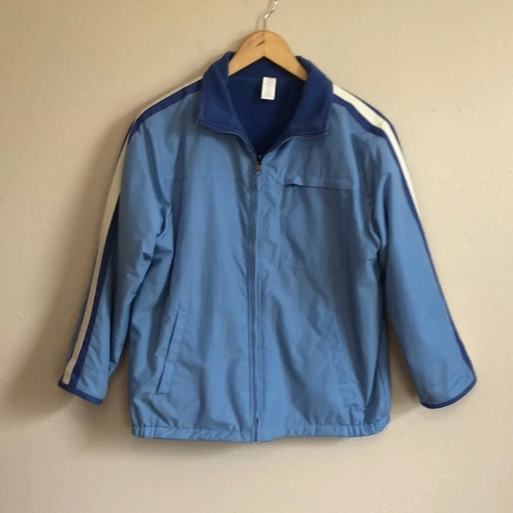 The Children's Place Blue Two-piece Reversible Ski Jacket Winter Size 14 XL Cozy